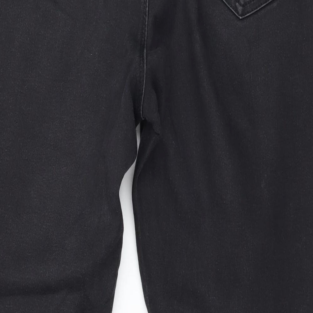 George Womens Black  Denim Jegging Jeans Size 16 L27 in