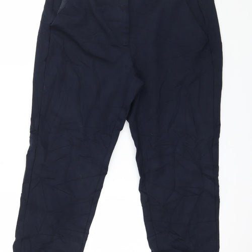Marks and Spencer Womens Blue   Trousers  Size 12 L23 in