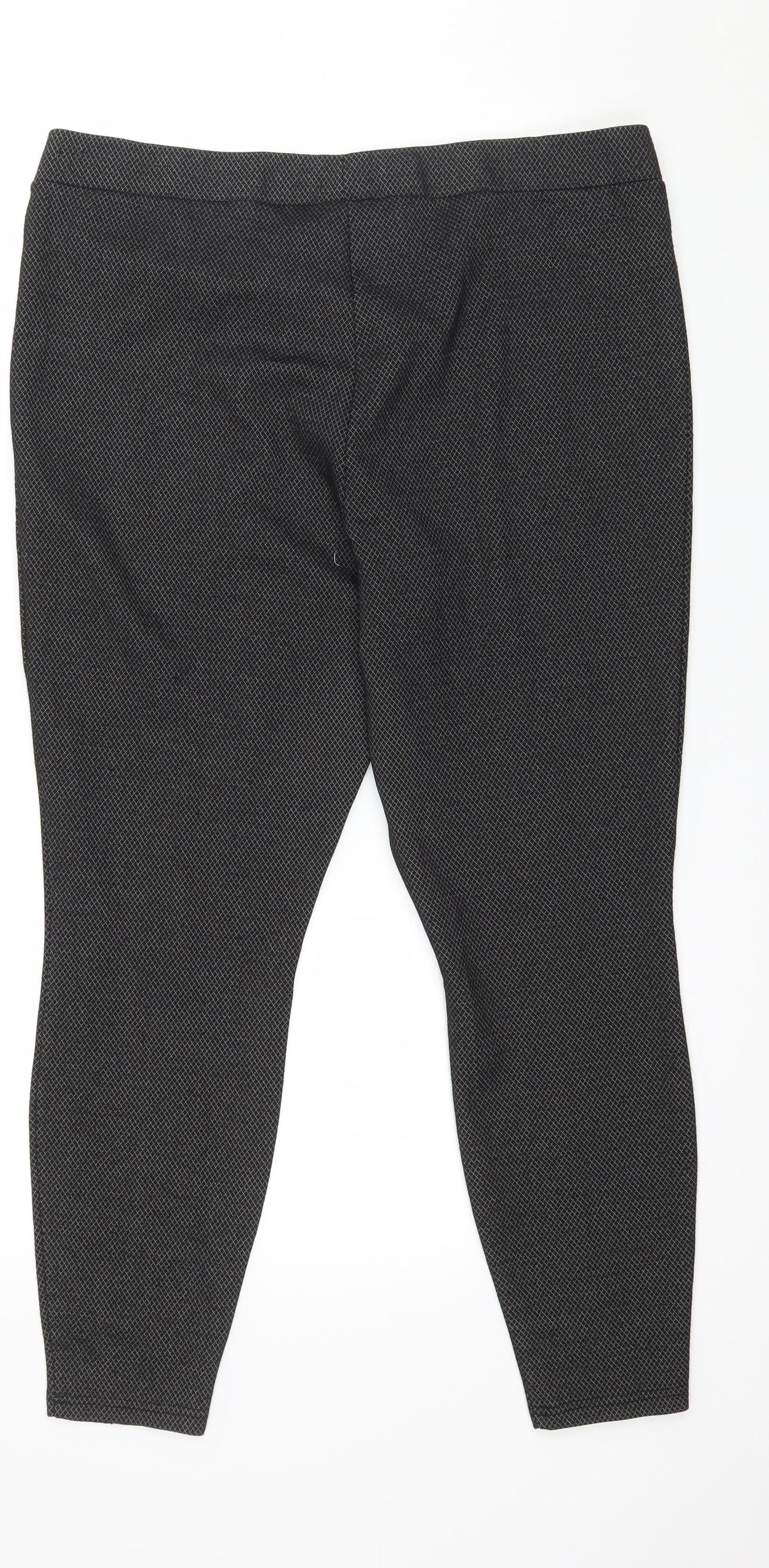 Papaya Womens Black   Trousers  Size 20 L25 in