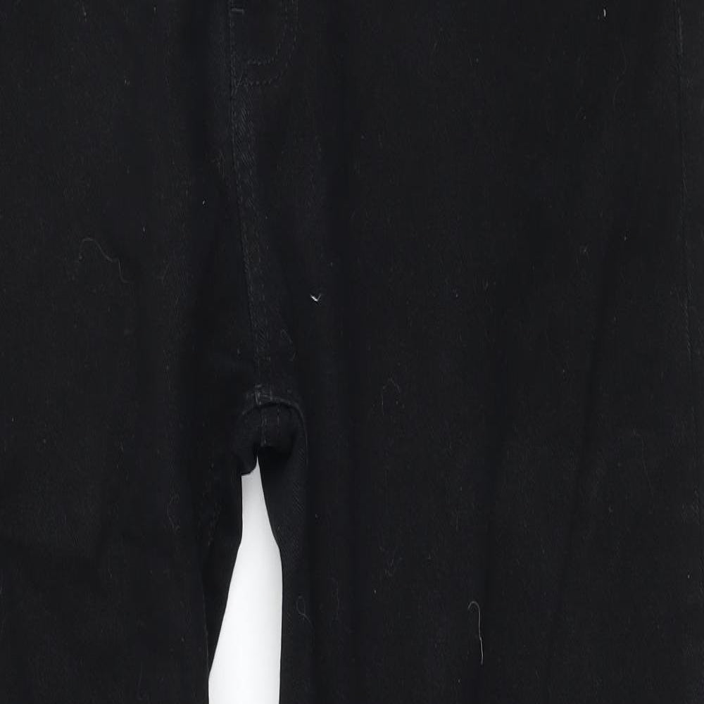 Burton Mens Black  Denim Straight Jeans Size 38 in L29 in