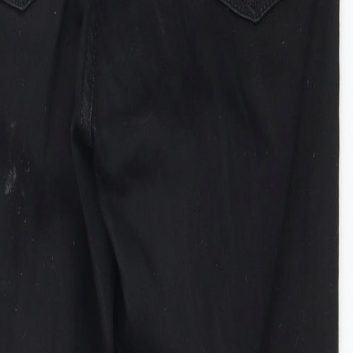 Topshop Womens Black  Denim Skinny Jeans Size 28 in L32 in