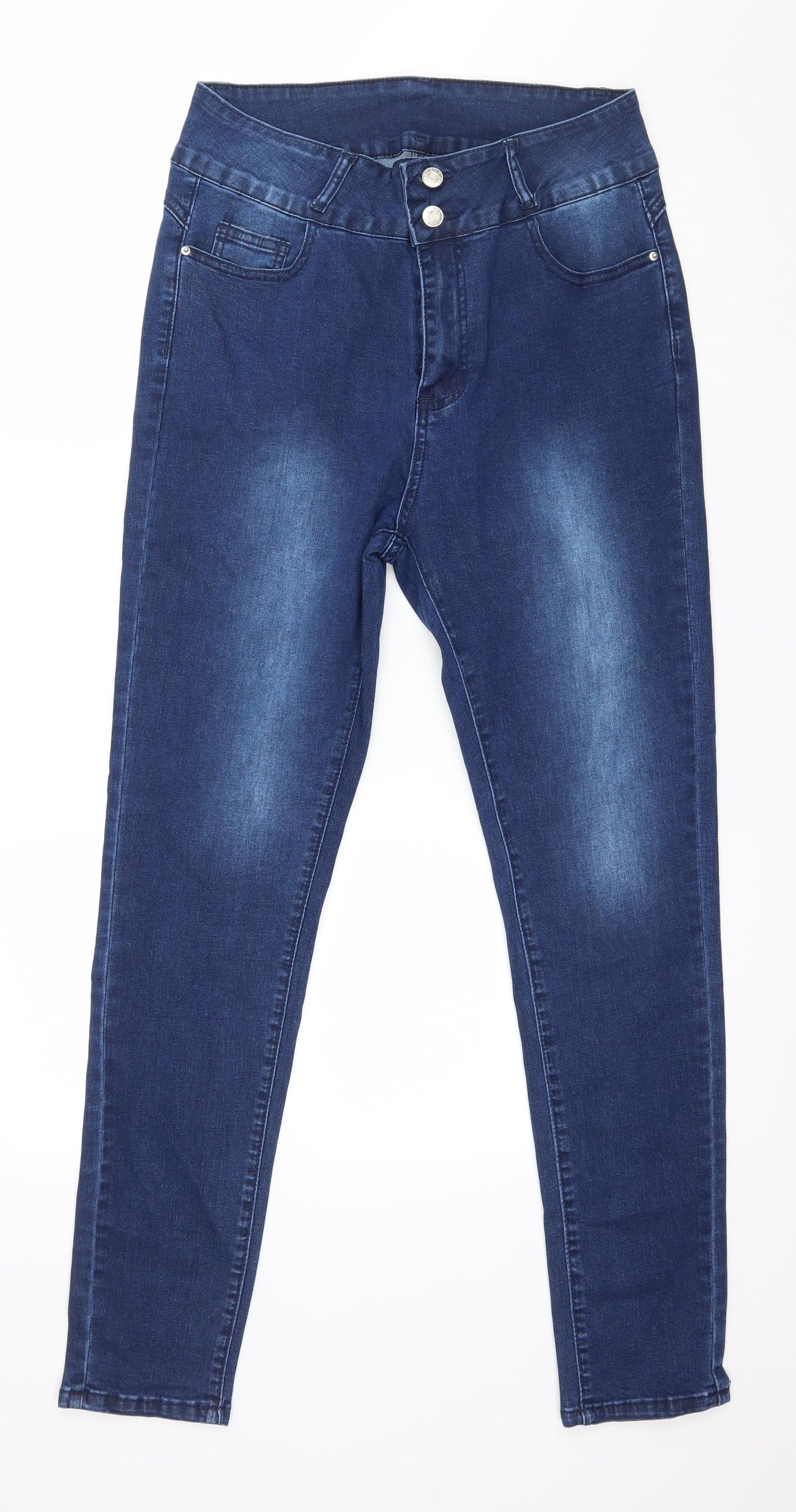 SheIn Womens Blue  Denim Skinny Jeans Size L L20 in