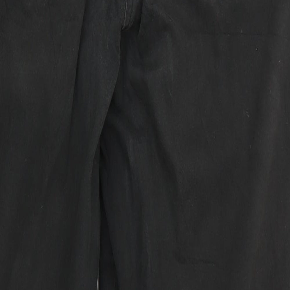 Marcel Clair Womens Black  Denim Straight Jeans Size 18 L27 in