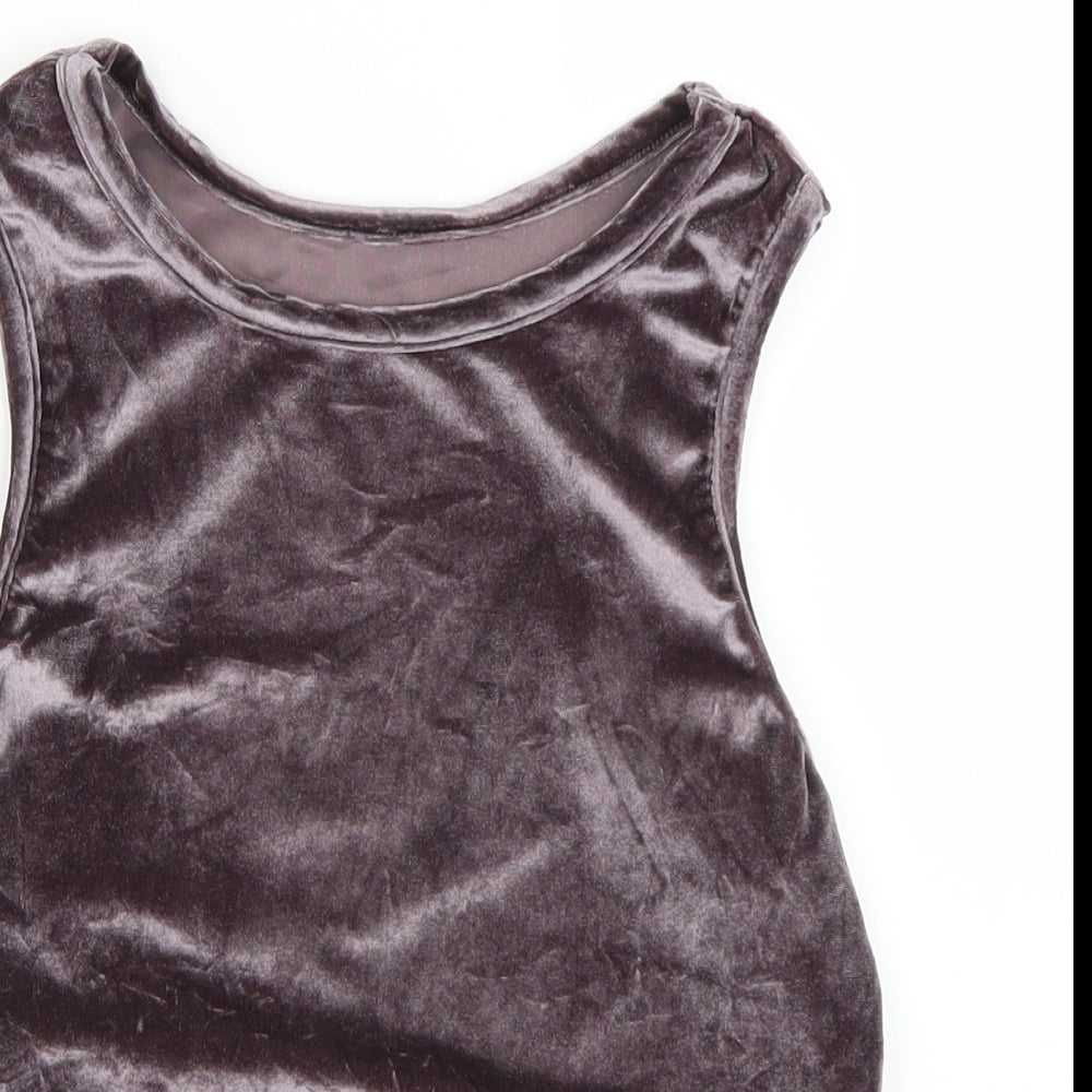 Preworn Womens Purple   Cropped Tank Size XS