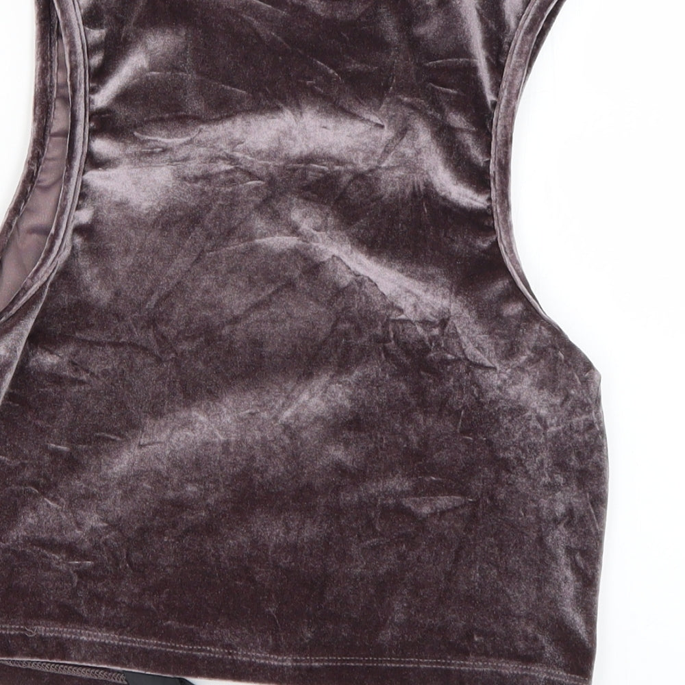 Preworn Womens Purple   Cropped Tank Size XS