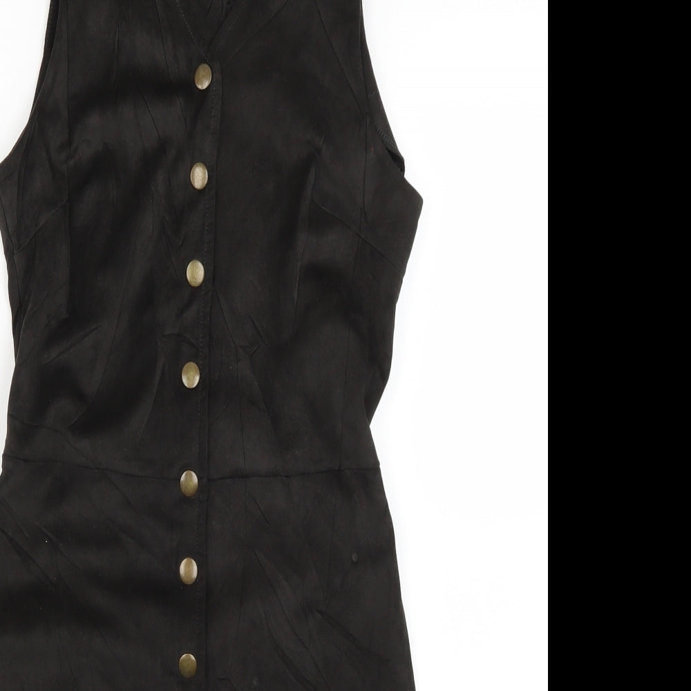 Topshop Womens Black   Tank Dress  Size 8