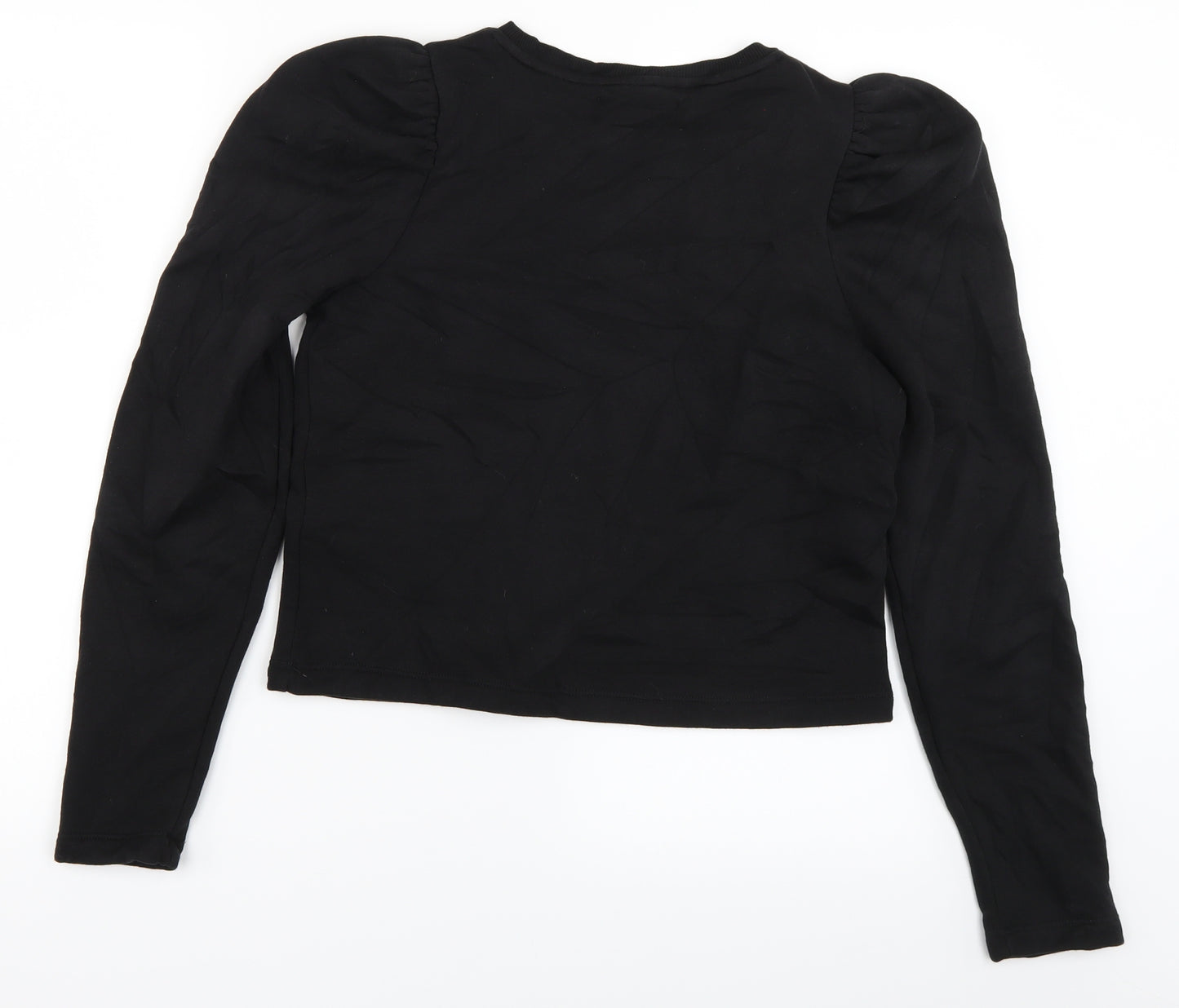 Pull & Bear Womens Black   Pullover Sweatshirt Size XS
