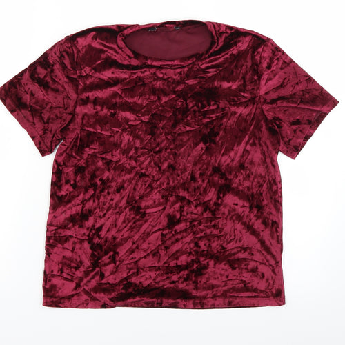 Atmosphere Womens Purple   Basic T-Shirt Size 6