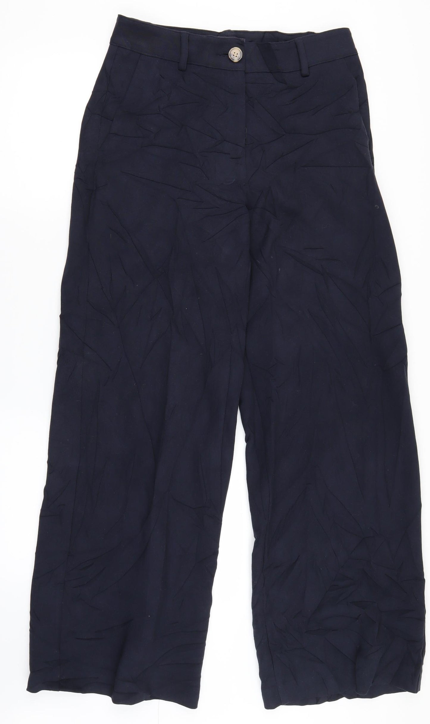 M&S Collection Womens Blue   Trousers  Size 10 L30 in