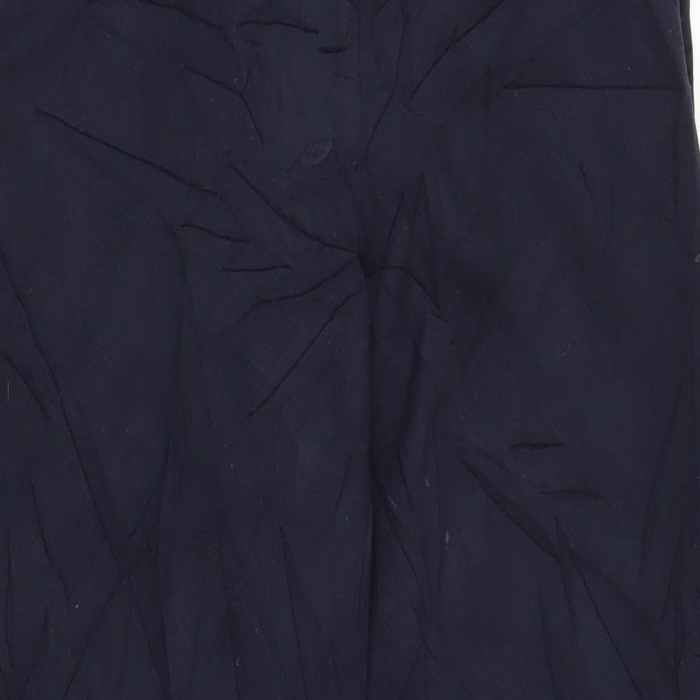 M&S Collection Womens Blue   Trousers  Size 10 L30 in