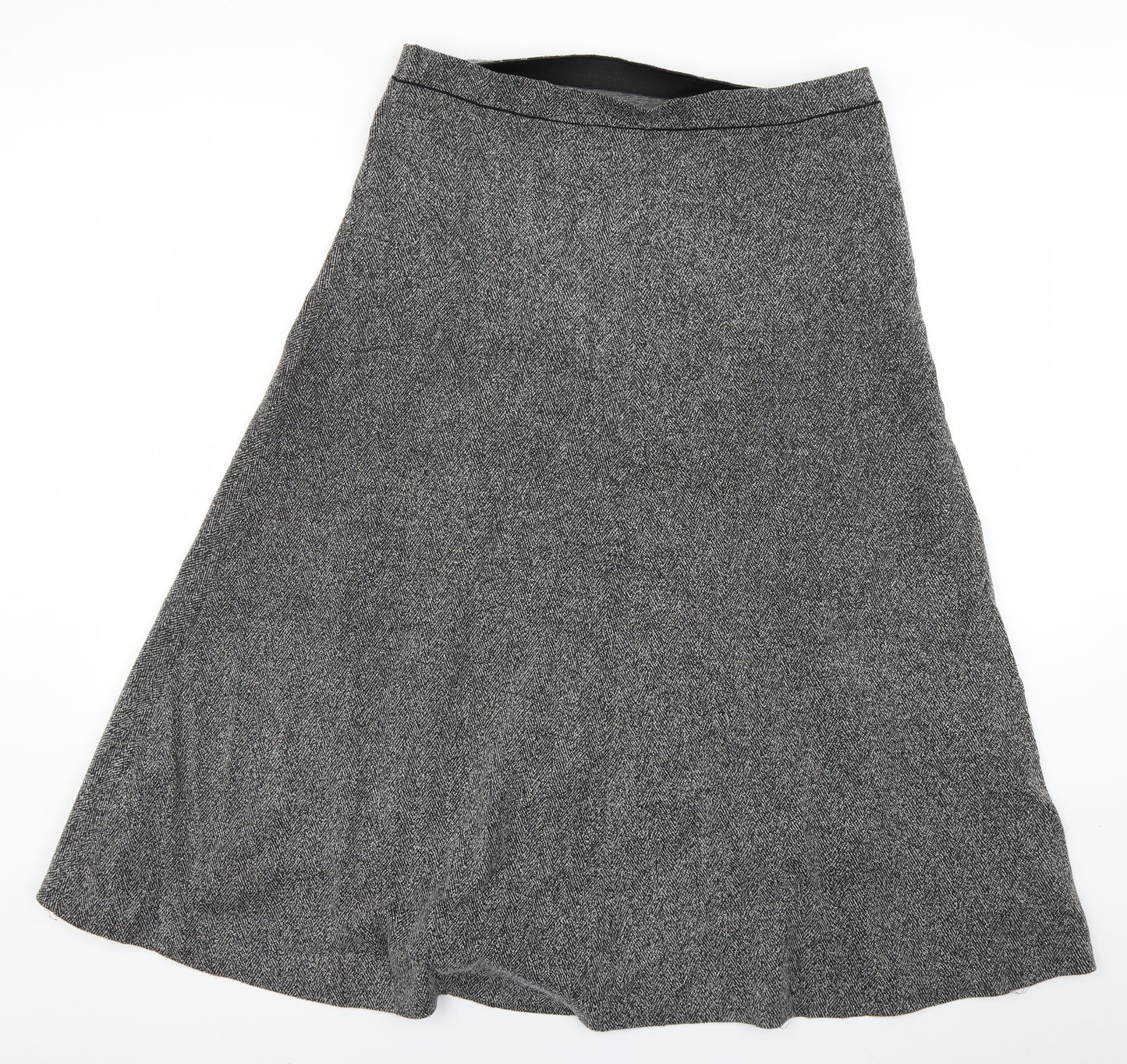 Marks & Spencer Womens Grey   Flare Skirt Size 16