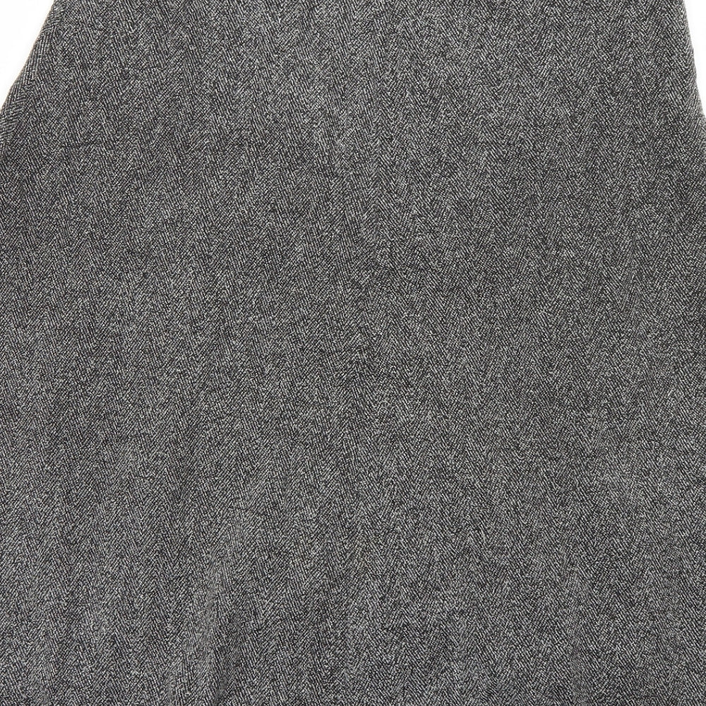 Marks & Spencer Womens Grey   Flare Skirt Size 16