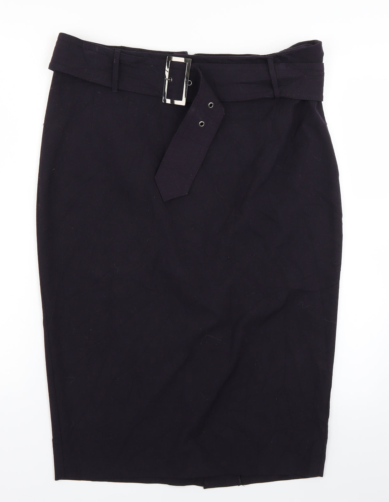 M&S Womens Purple   Straight & Pencil Skirt Size 14