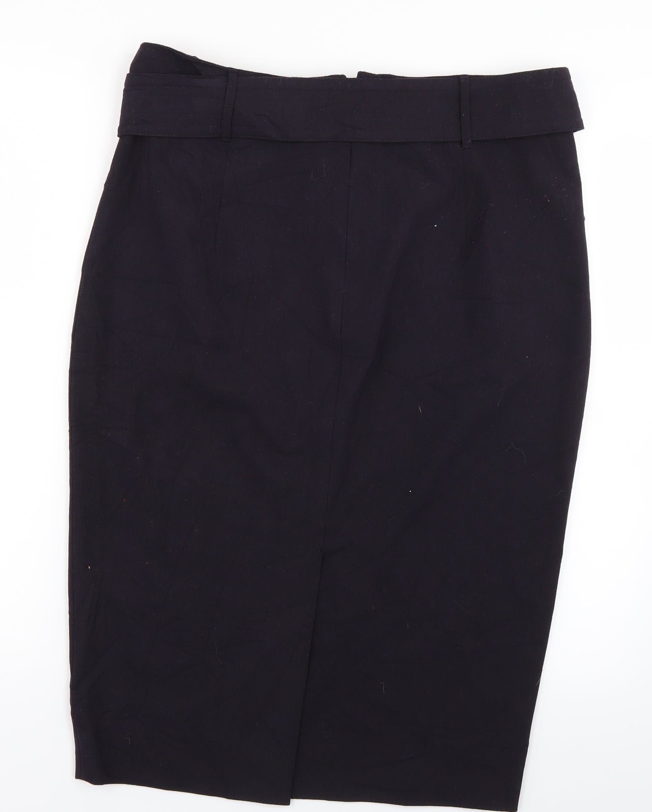 M&S Womens Purple   Straight & Pencil Skirt Size 14
