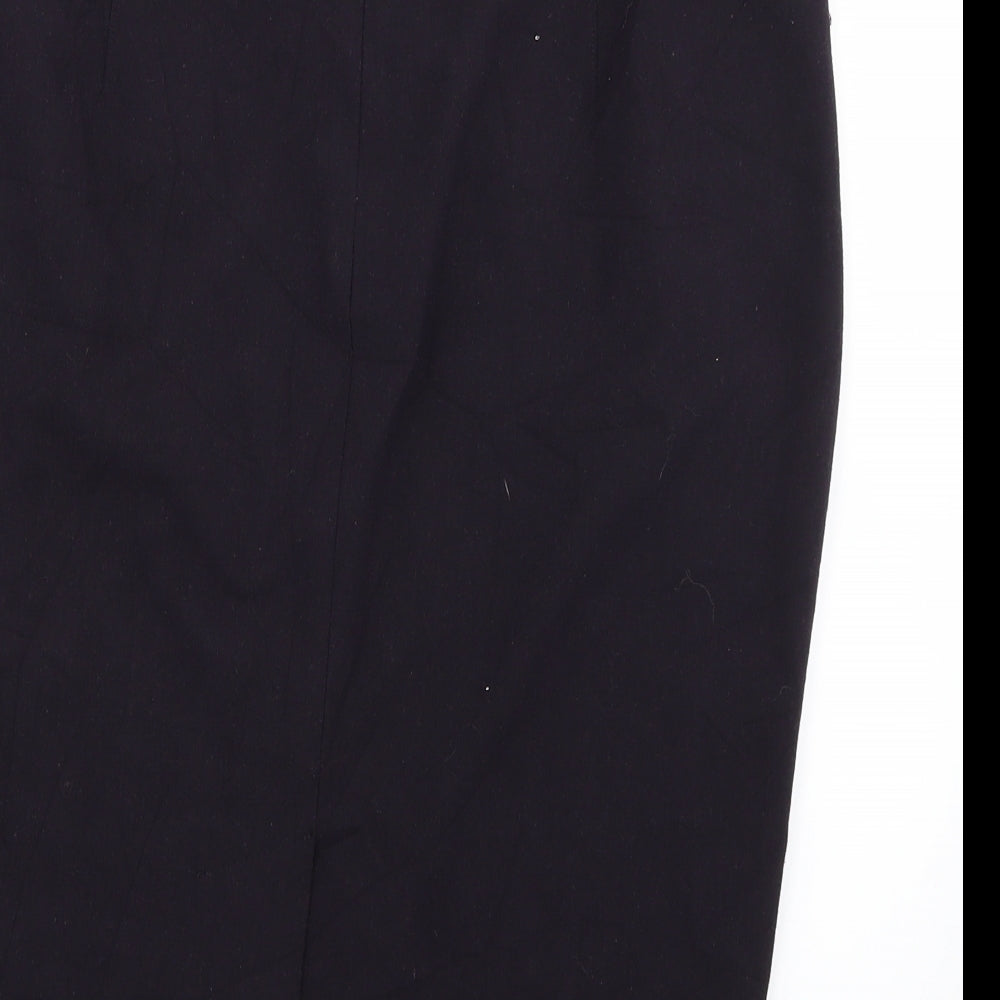 M&S Womens Purple   Straight & Pencil Skirt Size 14