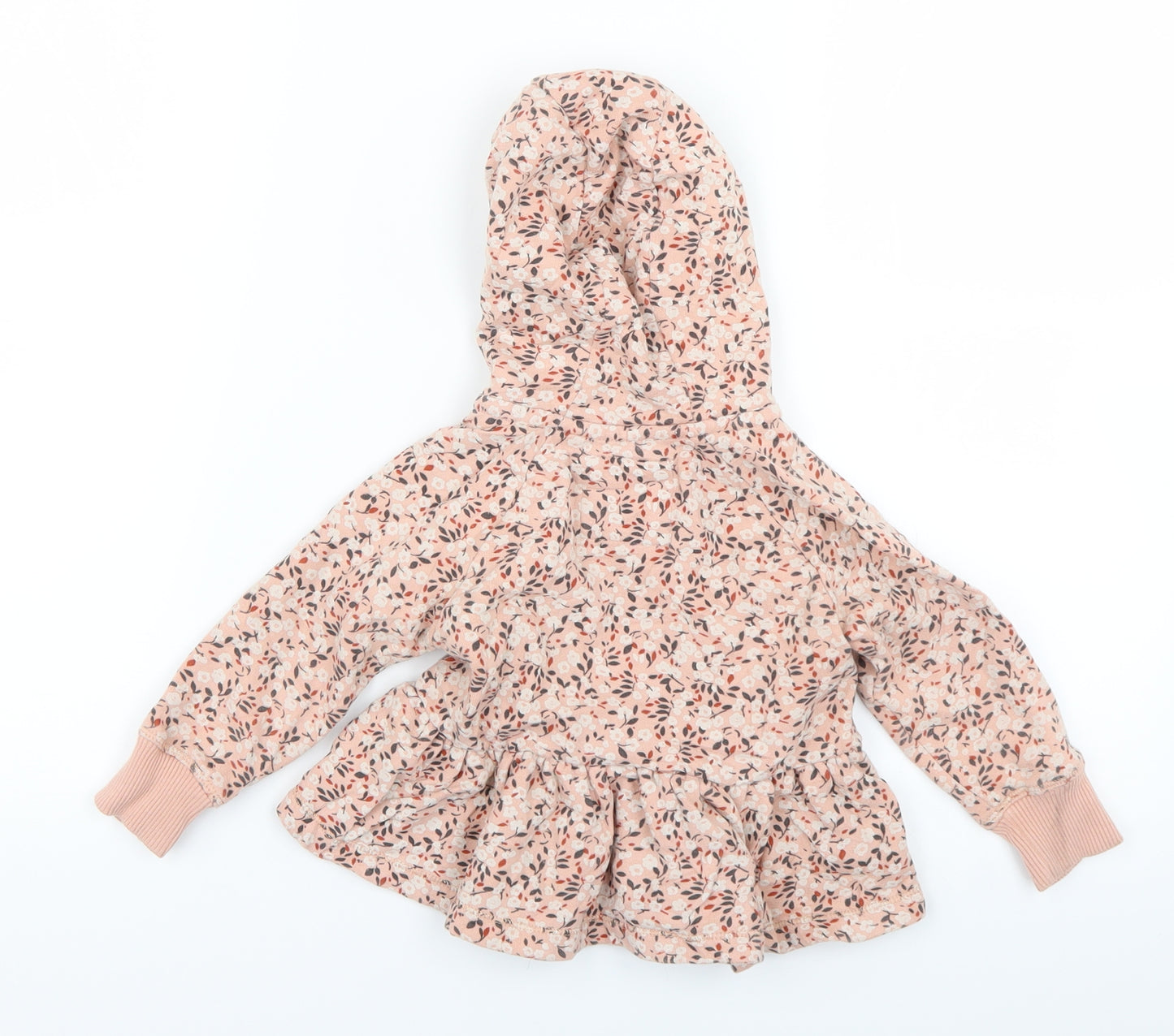 NEXT Girls Pink Floral  Jacket  Size 12-18 Months