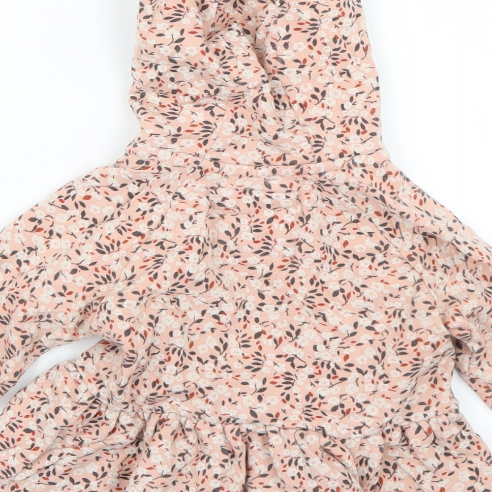 NEXT Girls Pink Floral  Jacket  Size 12-18 Months