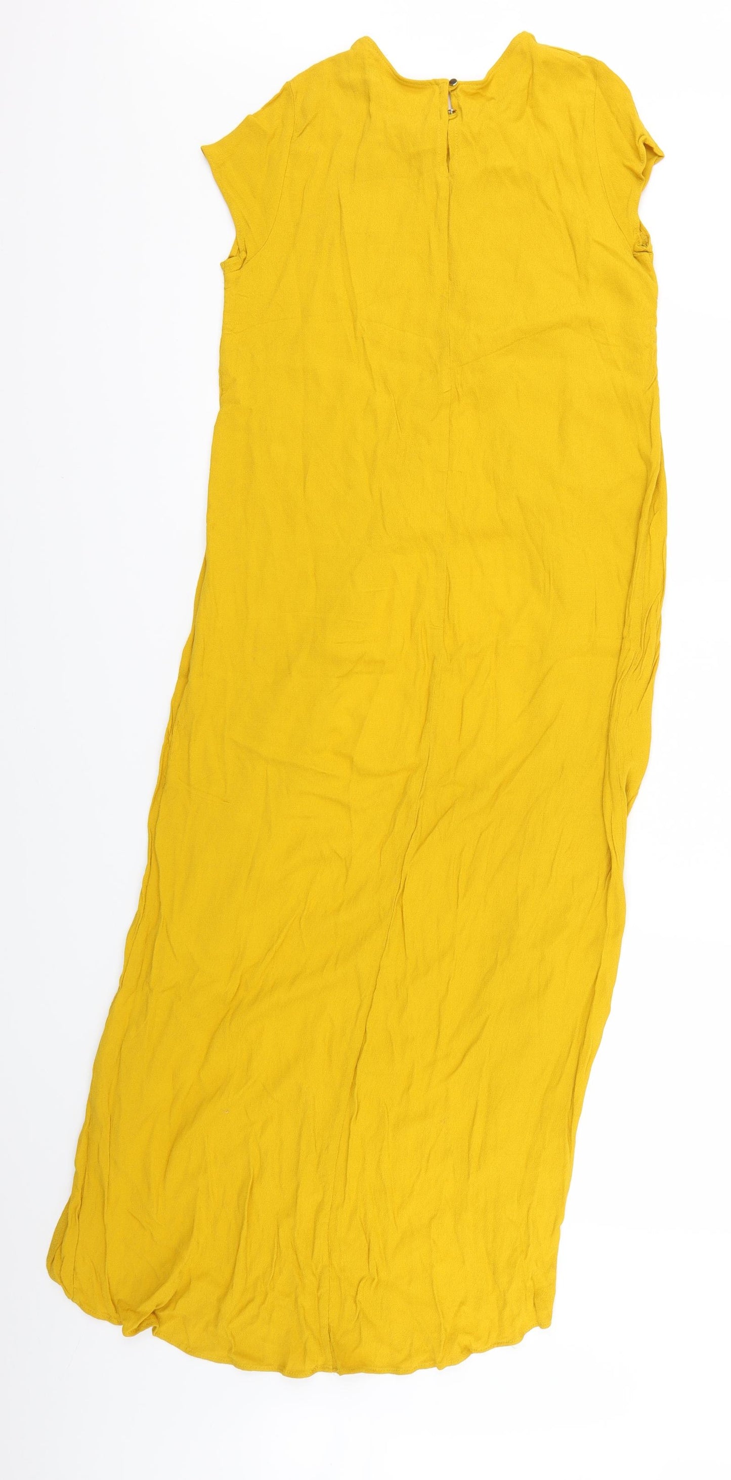 Trafaluc Womens Yellow   Basic Blouse Size S  - longline