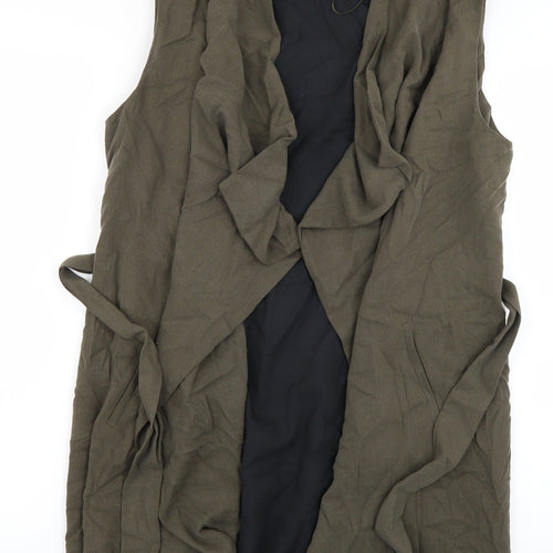 Zara Womens Green   Gilet Jacket Size S