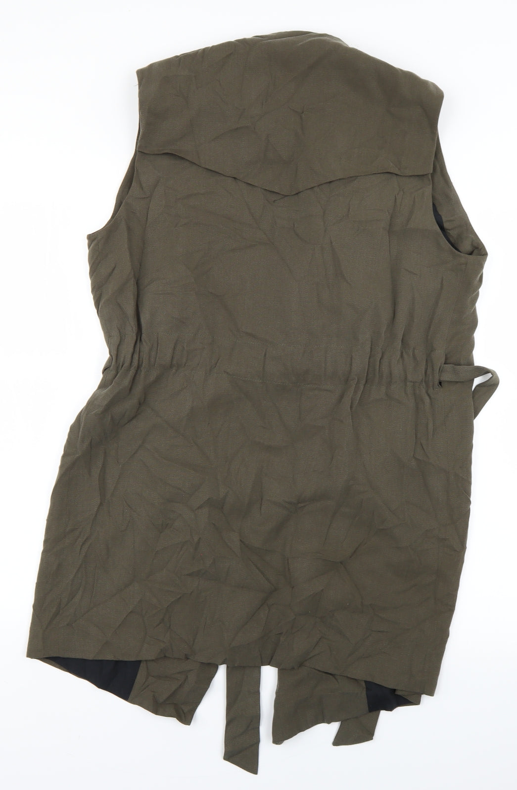 Zara Womens Green   Gilet Jacket Size S