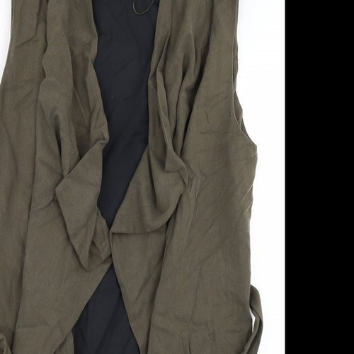 Zara Womens Green   Gilet Jacket Size S