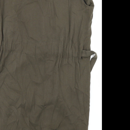 Zara Womens Green   Gilet Jacket Size S