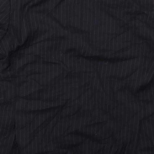 Varteks Mens Black Striped  Jacket Blazer Size 42