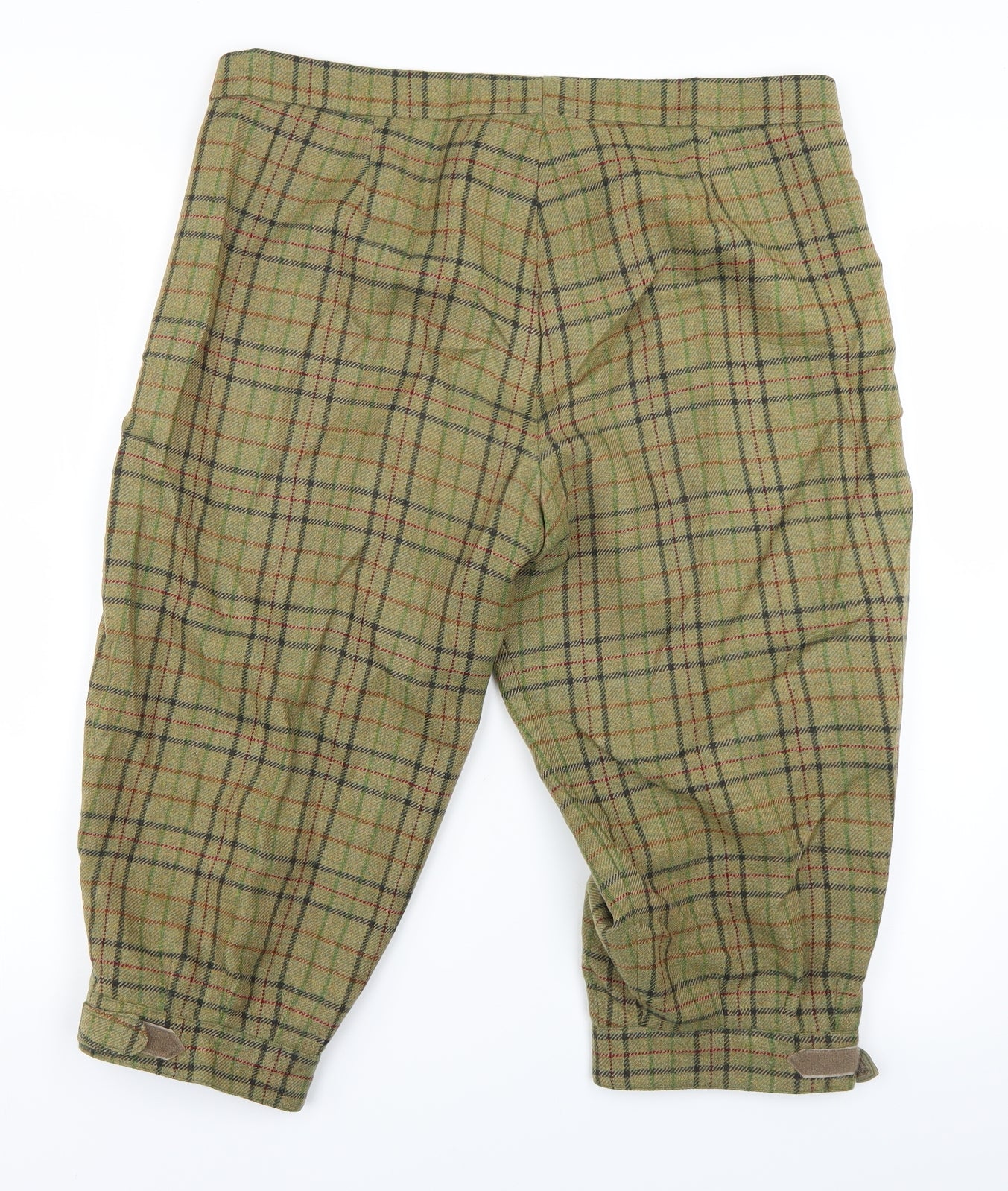 Redmayne Mens Green Plaid  Bermuda Shorts Size 34 in