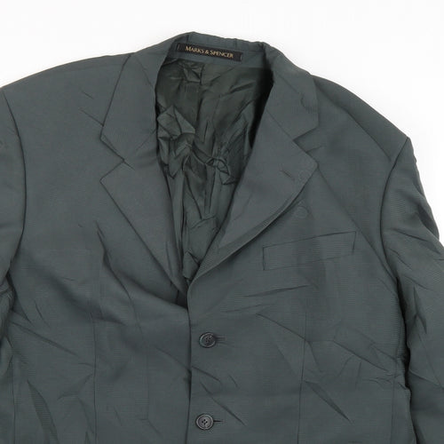 St Michael Mens Green   Jacket Blazer Size 40