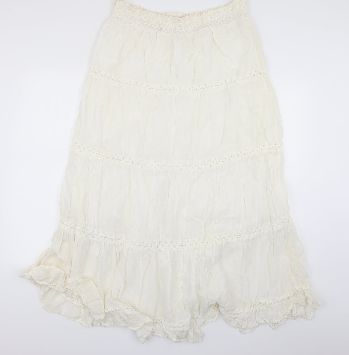 E-vie Womens Ivory   Mini Skirt Size 18