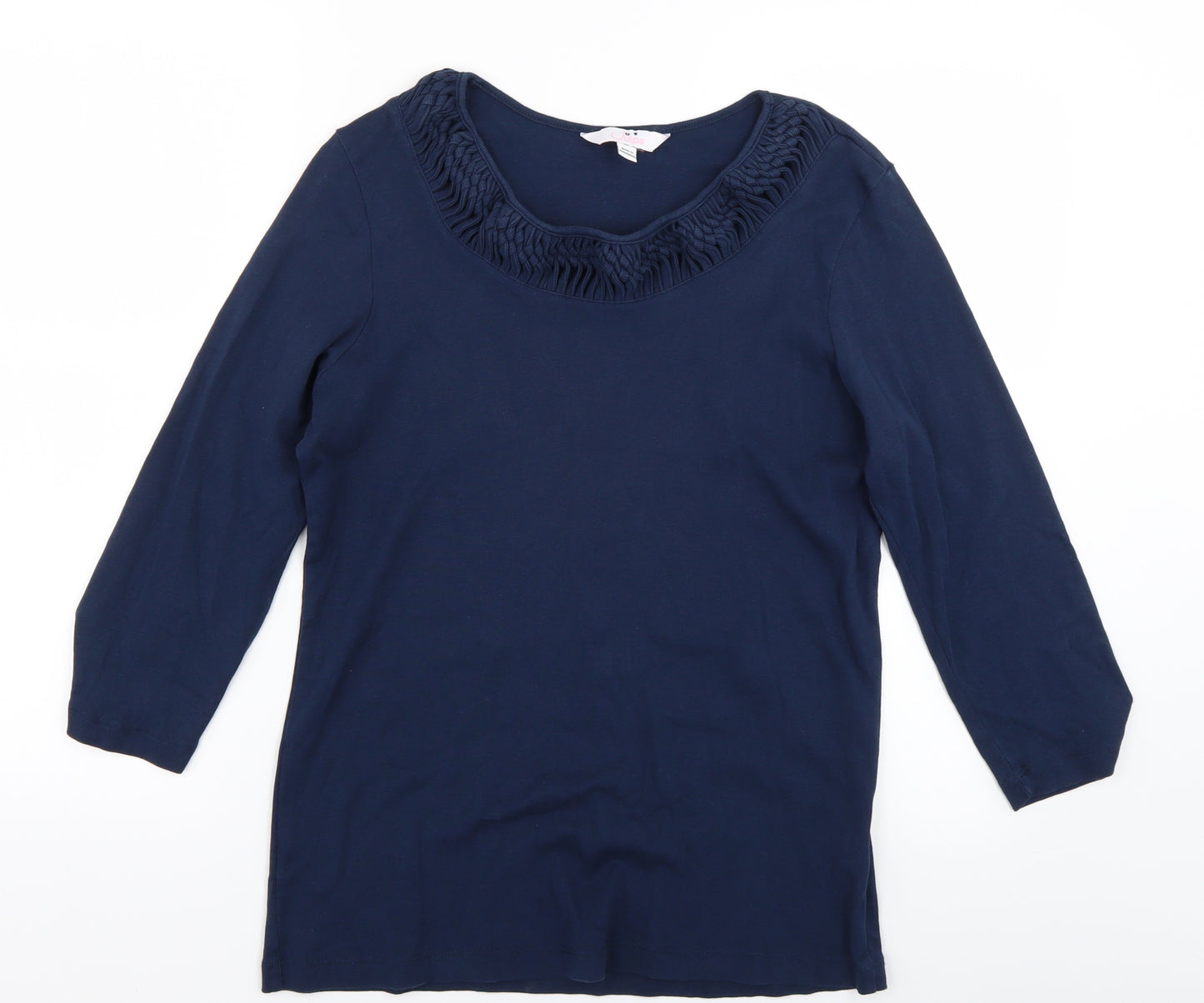Julipa Womens Blue   Basic T-Shirt Size 14