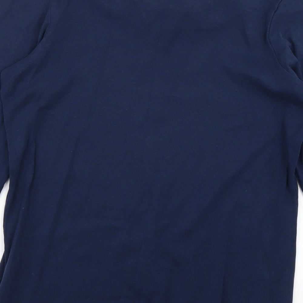 Julipa Womens Blue   Basic T-Shirt Size 14