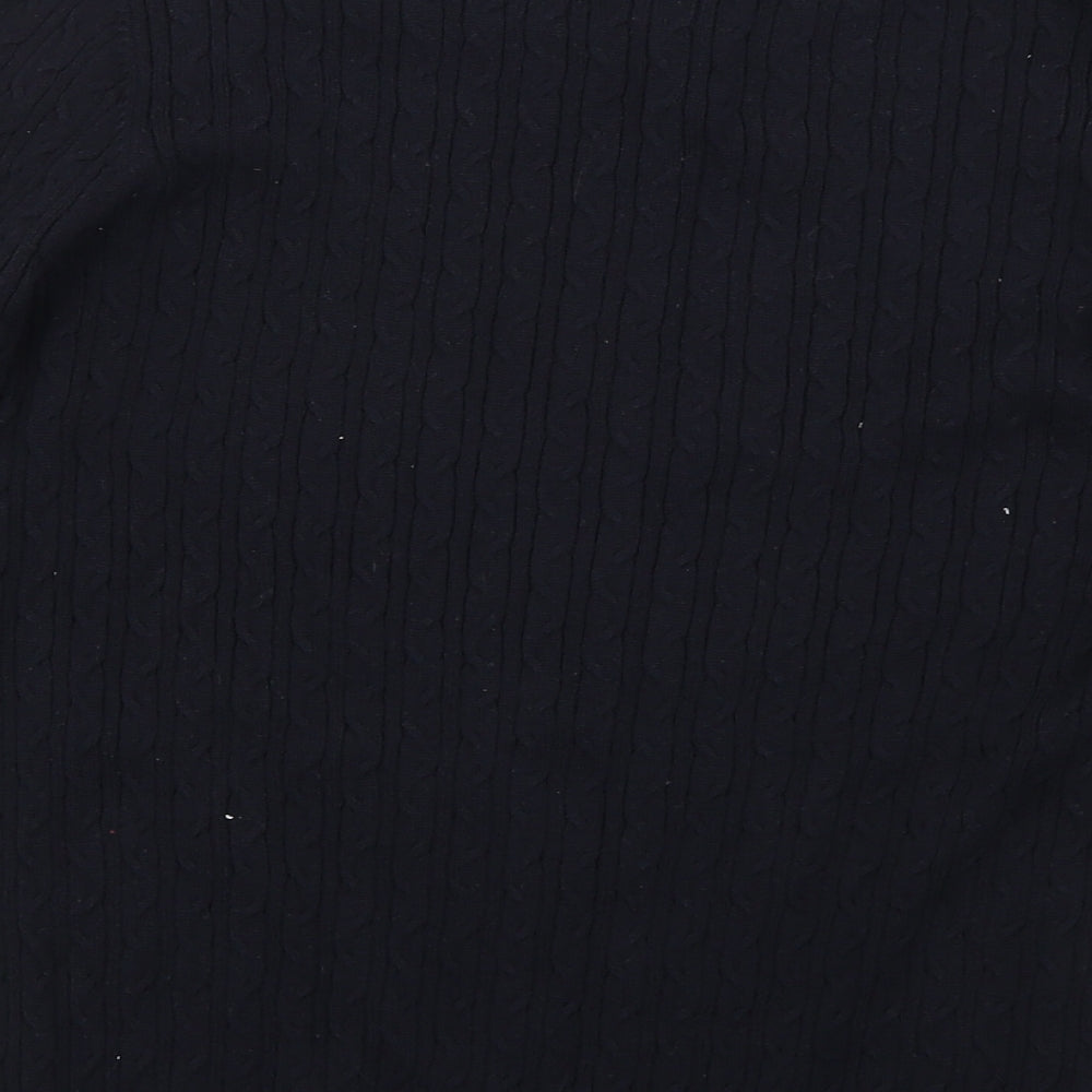 Julipa Womens Blue  Knit Pullover Jumper Size 12