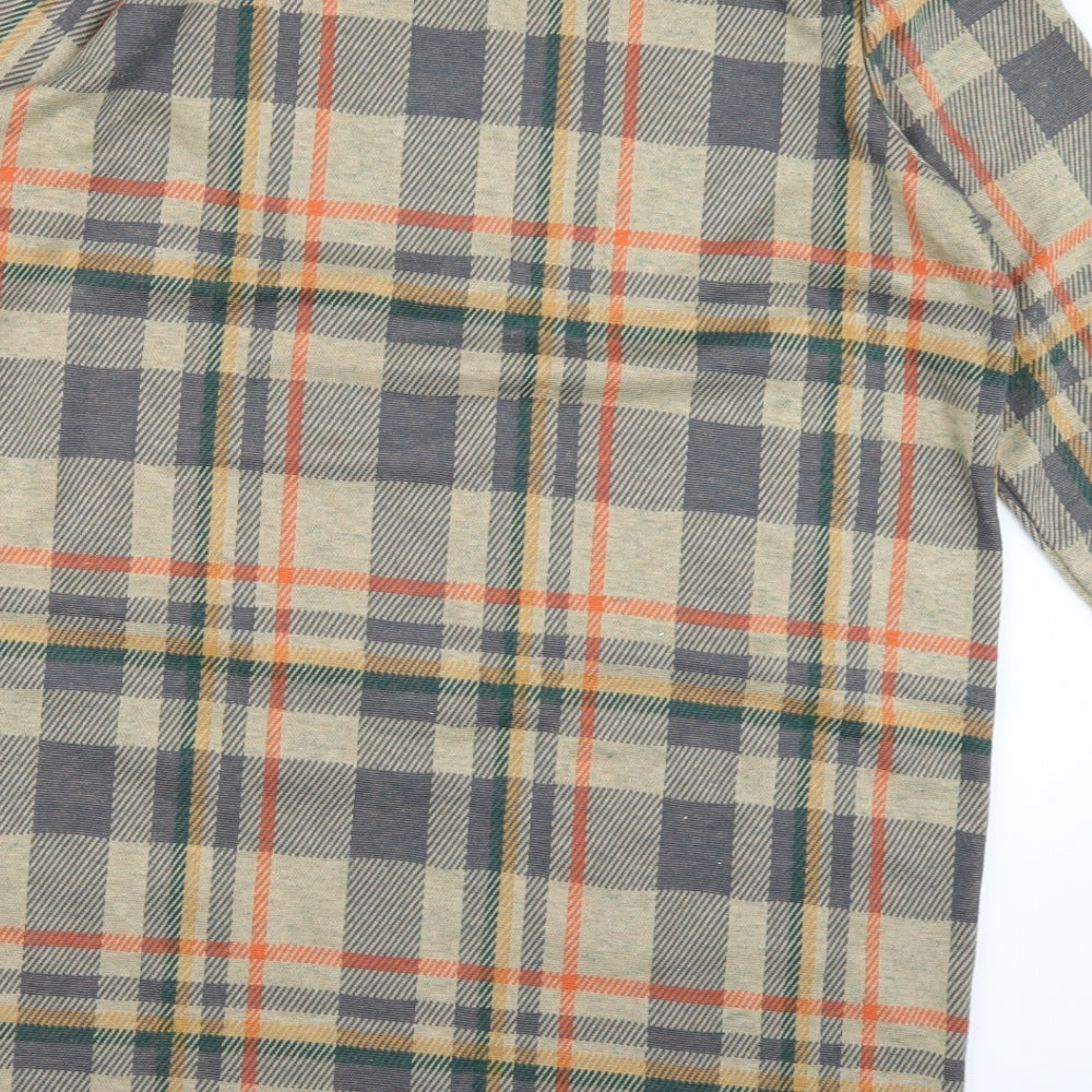 TU Womens Brown Plaid  A-Line  Size 18