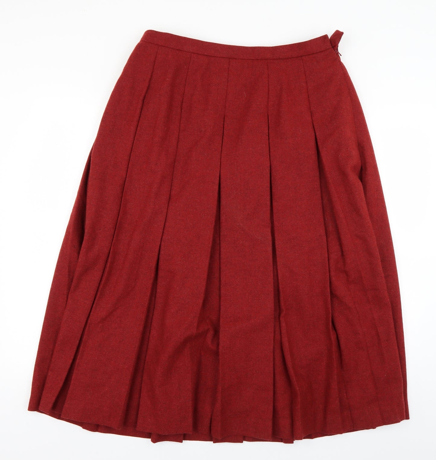 Country Casuals Womens Red   Pleated Skirt Size 16
