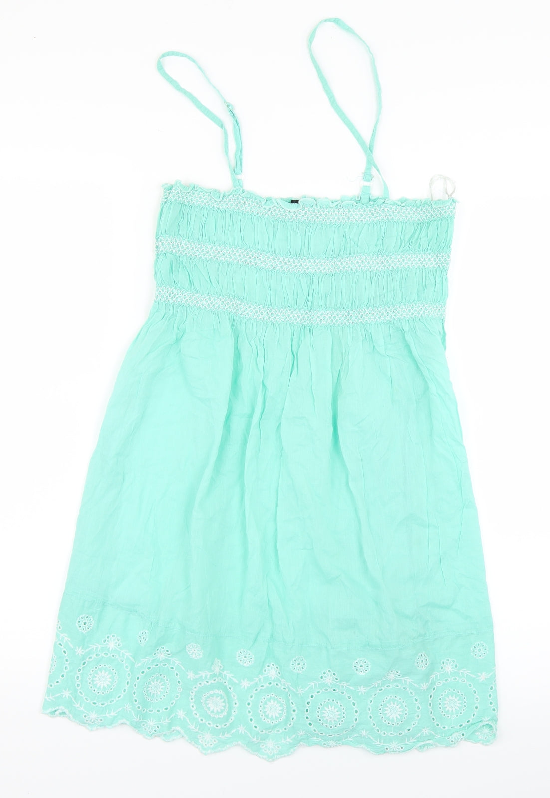F&F Womens Blue Floral  Camisole T-Shirt Size L