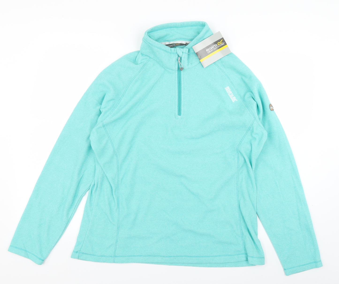 Regatta Womens Green  Fleece Full Zip Sweatshirt Size 16