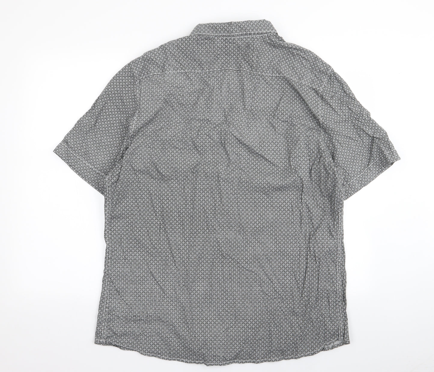 Asda George Mens Multicoloured Geometric   Button-Up Size XL