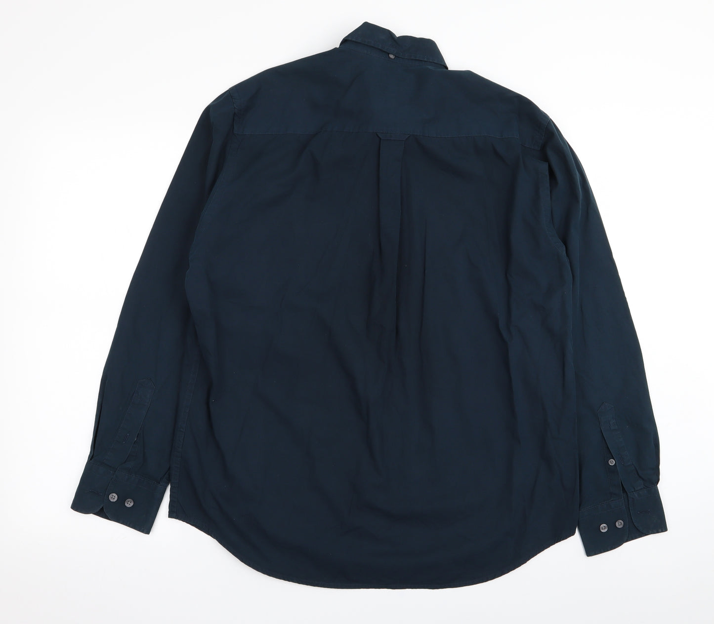 Maine Mens Blue    Button-Up Size M