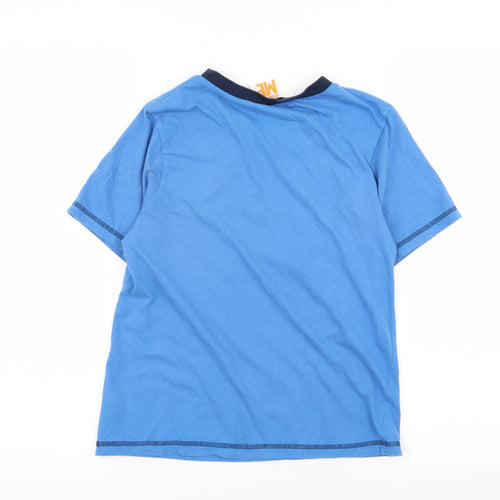 DISPICABLE ME Boys Blue Solid   Pyjama Top Size 10-11 Years