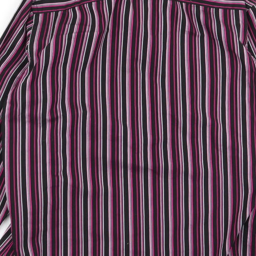 jack reid Mens Multicoloured Striped   Button-Up Size M