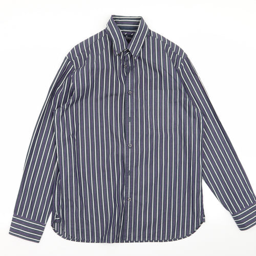 Blue Harbour Mens Multicoloured Striped   Button-Up Size M