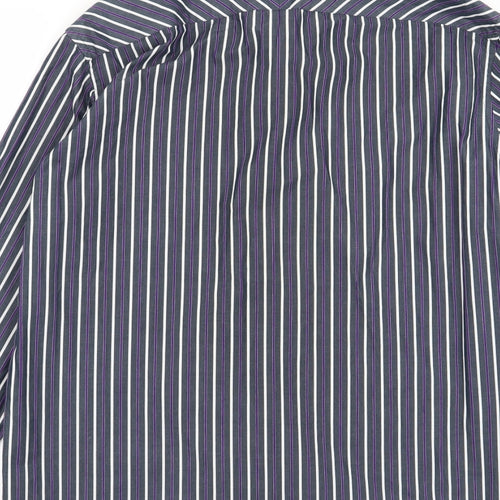 Blue Harbour Mens Multicoloured Striped   Button-Up Size M