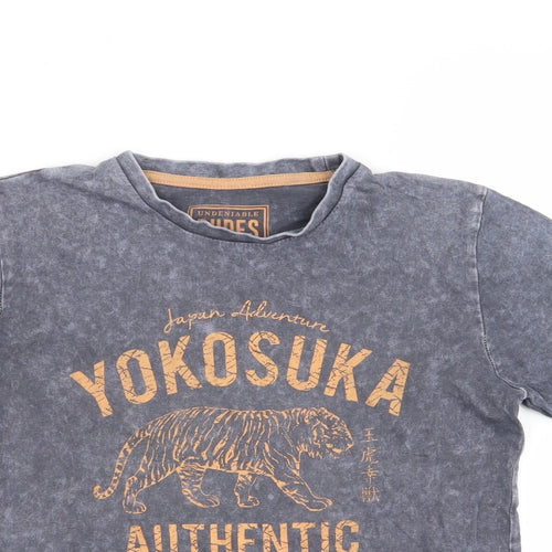 Matalan Boys Grey   Basic T-Shirt Size 9 Years