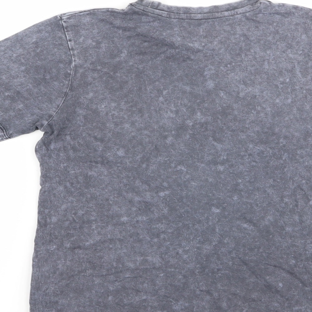 Matalan Boys Grey   Basic T-Shirt Size 9 Years