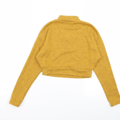 New Look Girls Yellow   Basic T-Shirt Size 9 Years