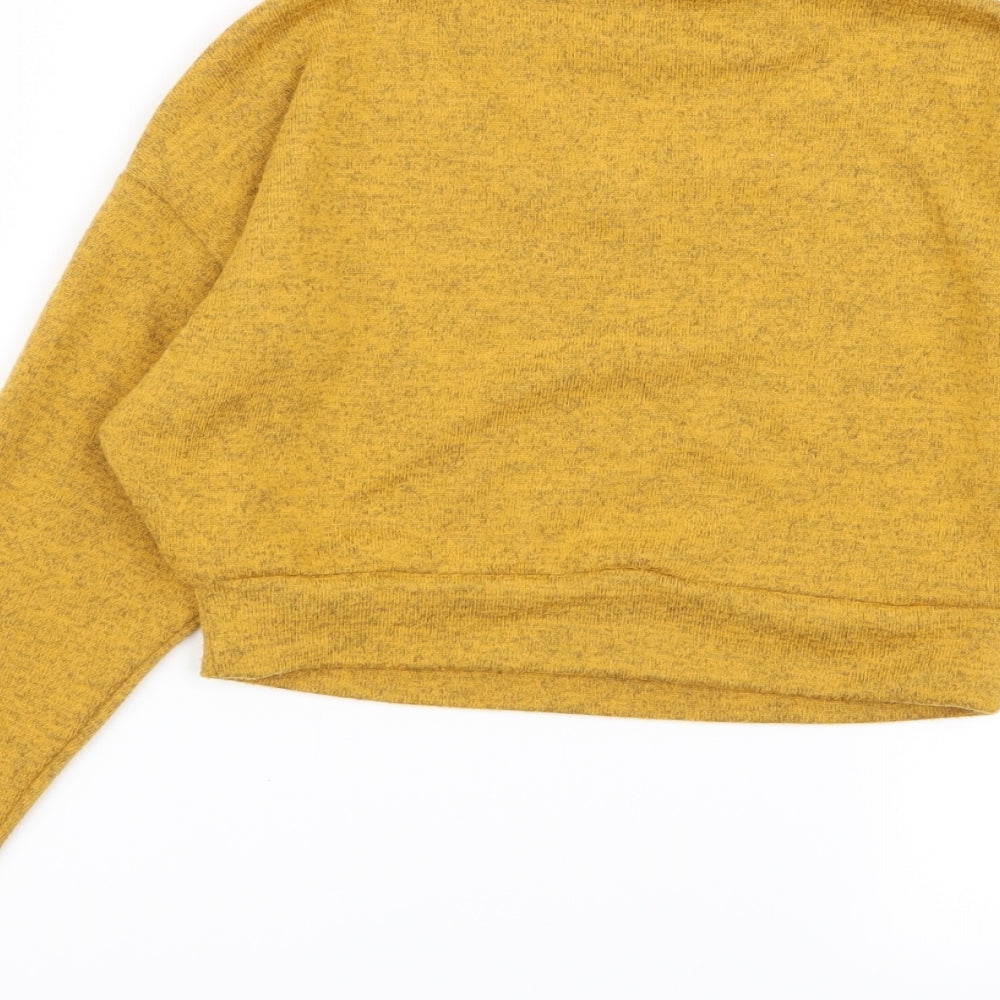 New Look Girls Yellow   Basic T-Shirt Size 9 Years