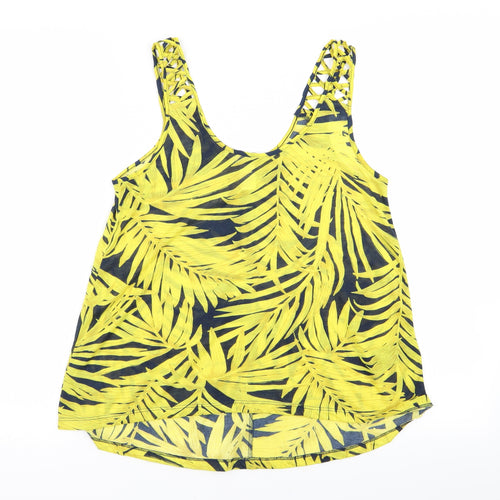 H&M Womens Multicoloured Floral  Basic Tank Size 4
