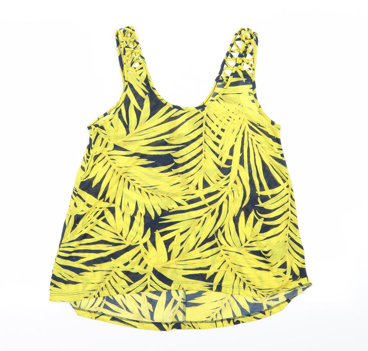 H&M Womens Multicoloured Floral  Basic Tank Size 4
