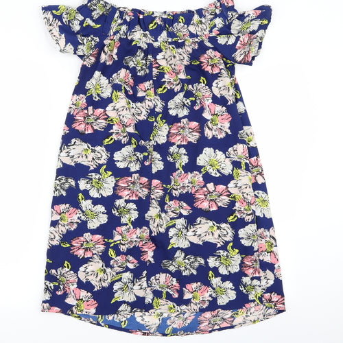 Primark Womens Multicoloured Floral  A-Line  Size 8